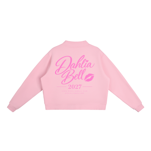Essential Fleece Mock-Neck Crew Sweatshirt
