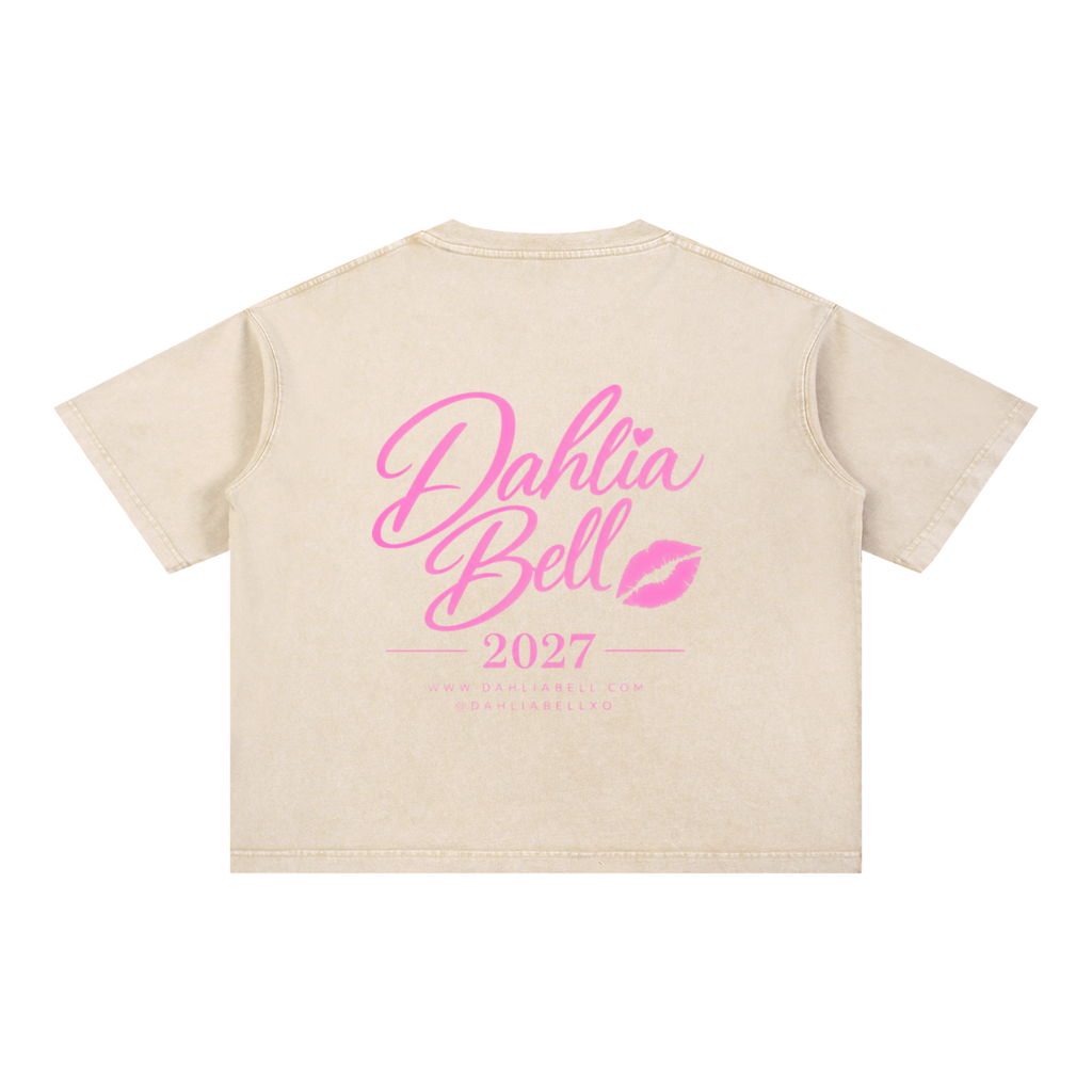 Mineral Wash Boxy Cotton T-Shirt