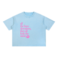 Mineral Wash Boxy Cotton T-Shirt