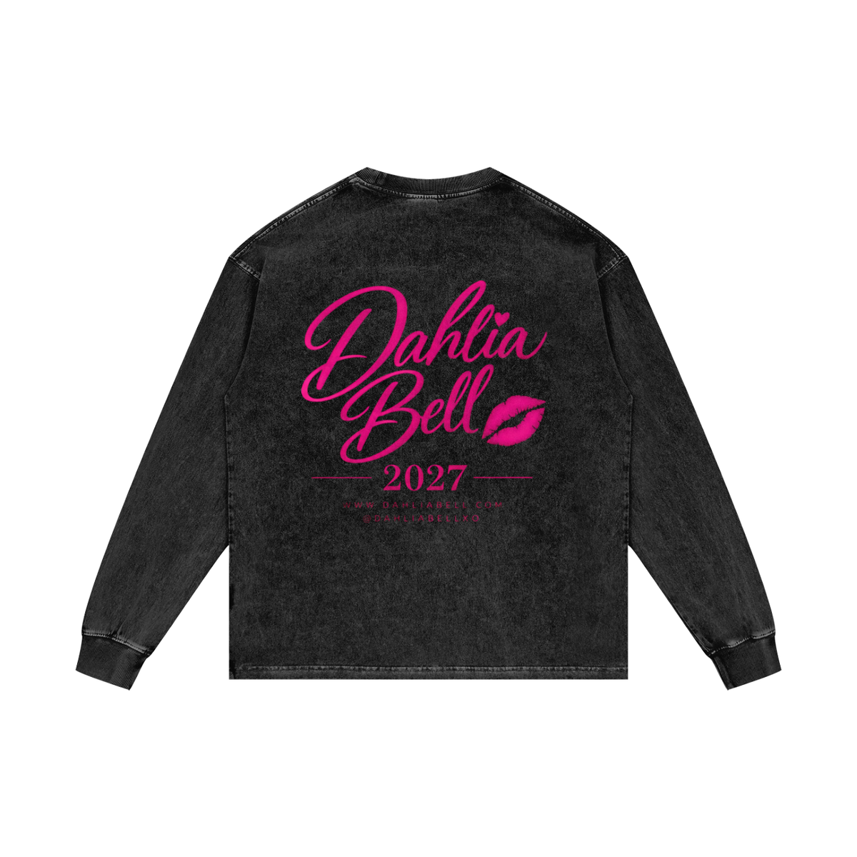 Acid Wash Oversize Long Sleeve T-Shirt