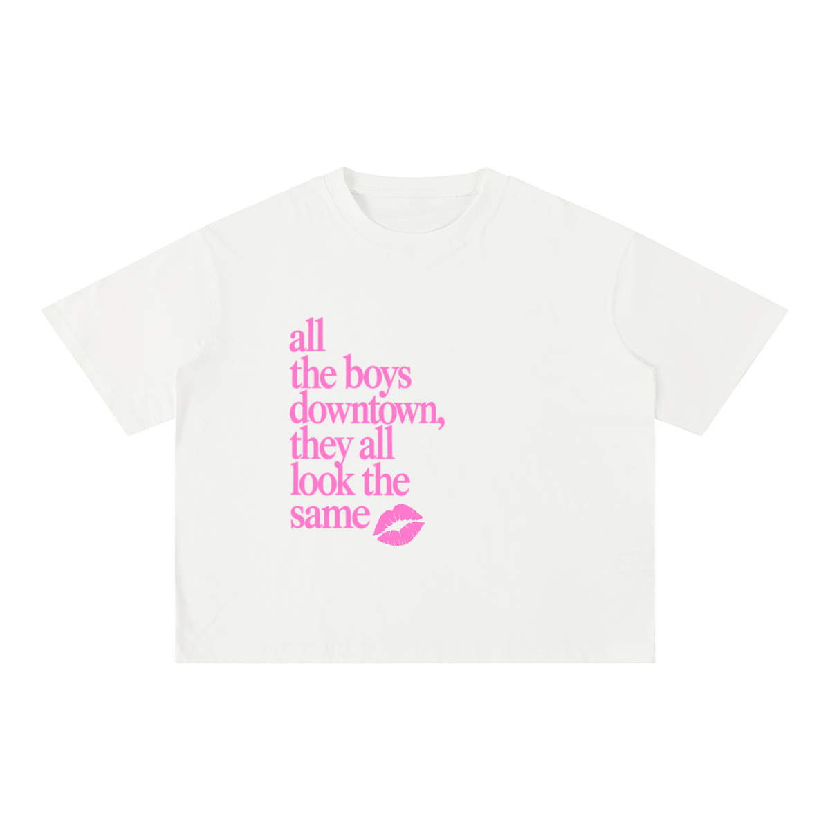 Mineral Wash Boxy Cotton T-Shirt